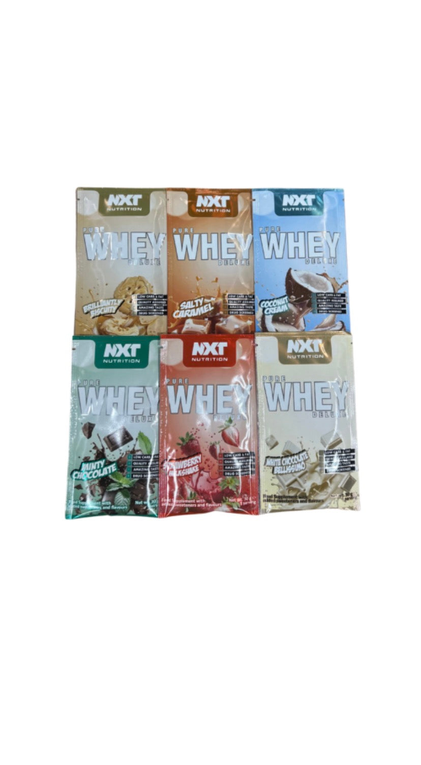 NXT Nutrition Pure Whey Deluxe SACHET
30g